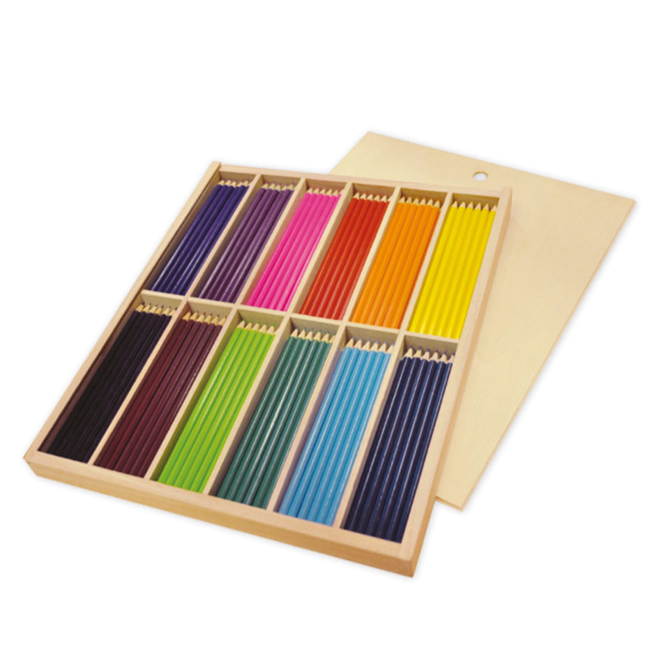 Tynne fargeblyanter 180 stk. ass