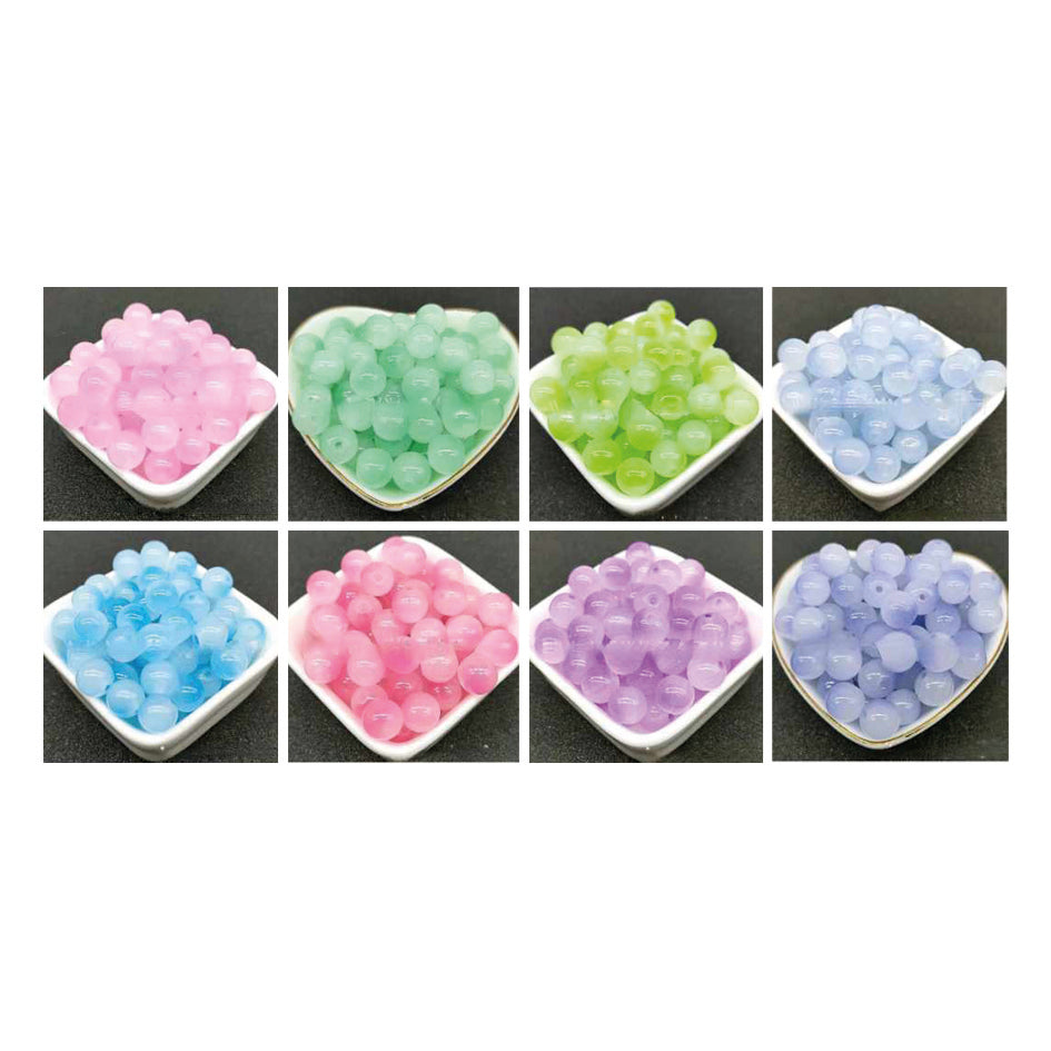 Gradert farget glassperler