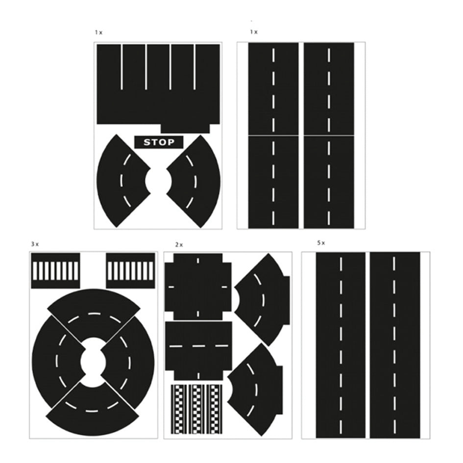 Klistremerker svinger og kryss