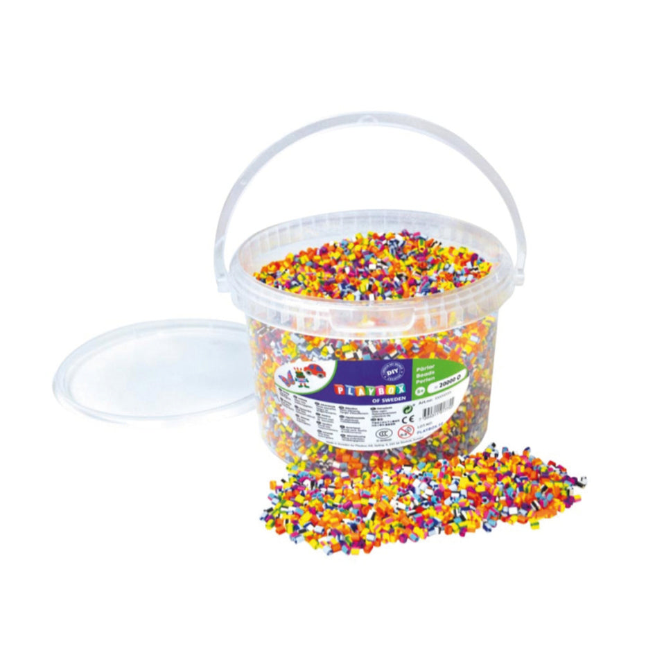 Stripete rørperler, 20.000 stk