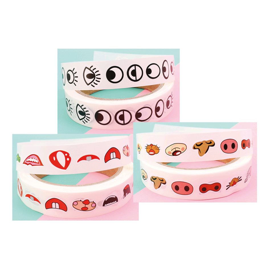 Klistremerker på rull