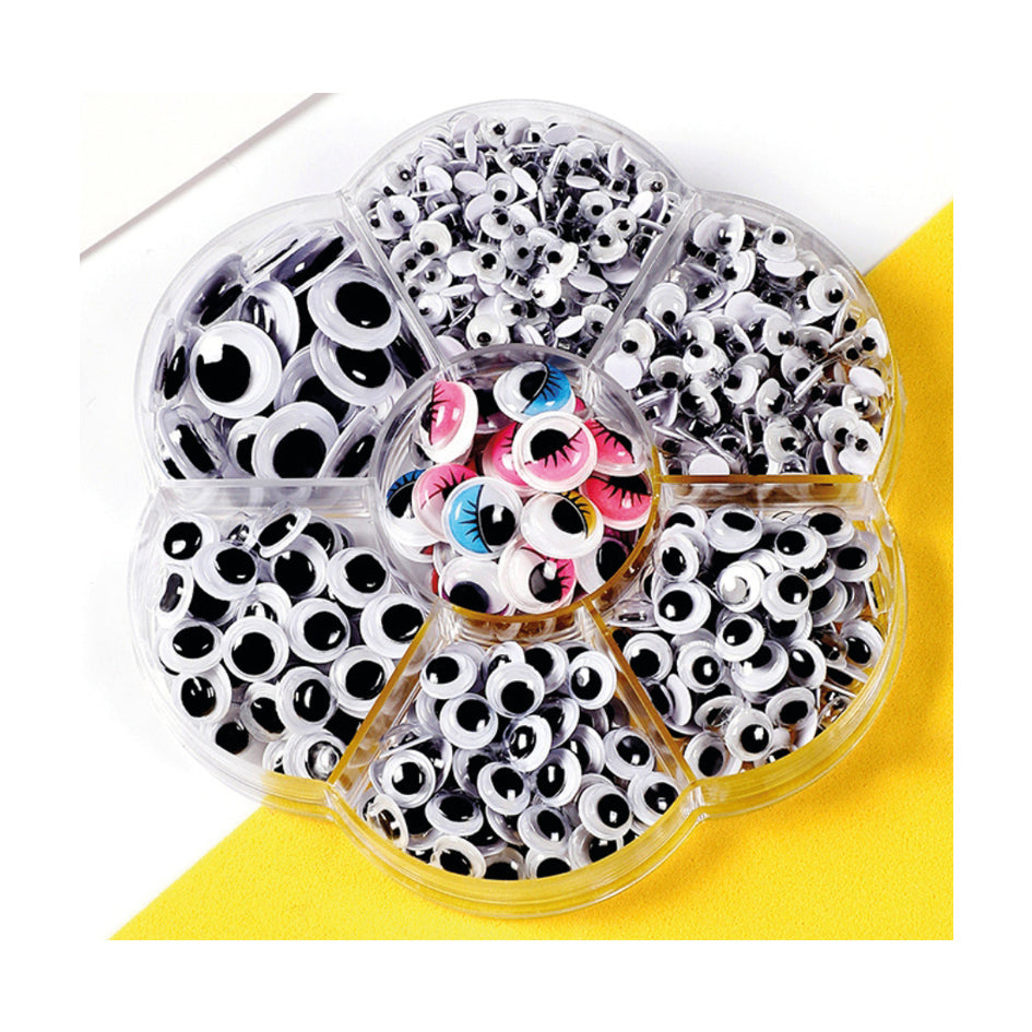 Klistremerke-øyne miks