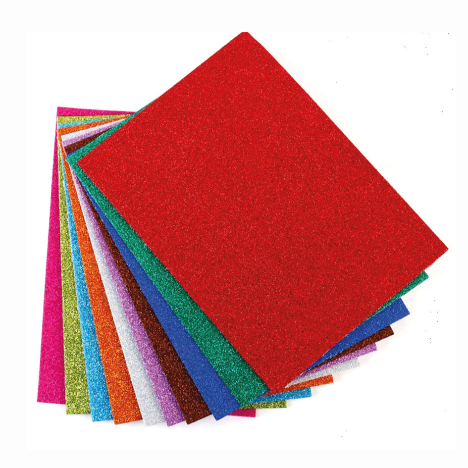 Mosegummi med glitter, lim på baksiden