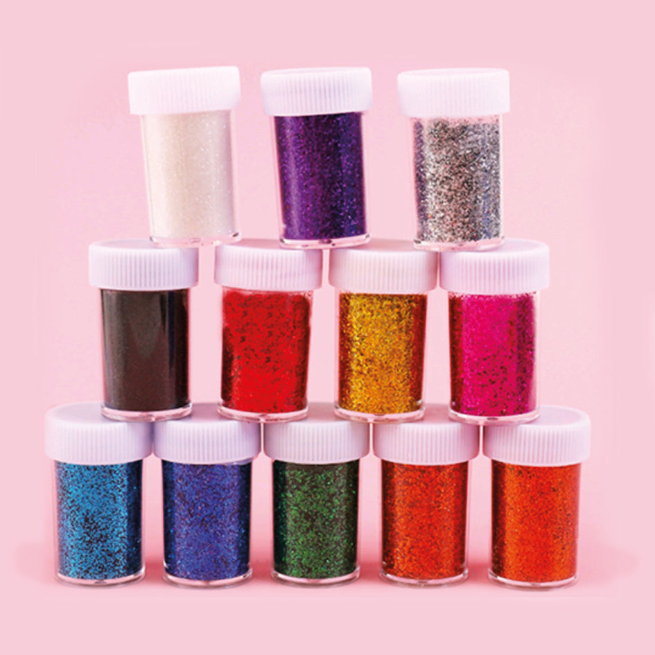 Glitter 12x20g, grovt