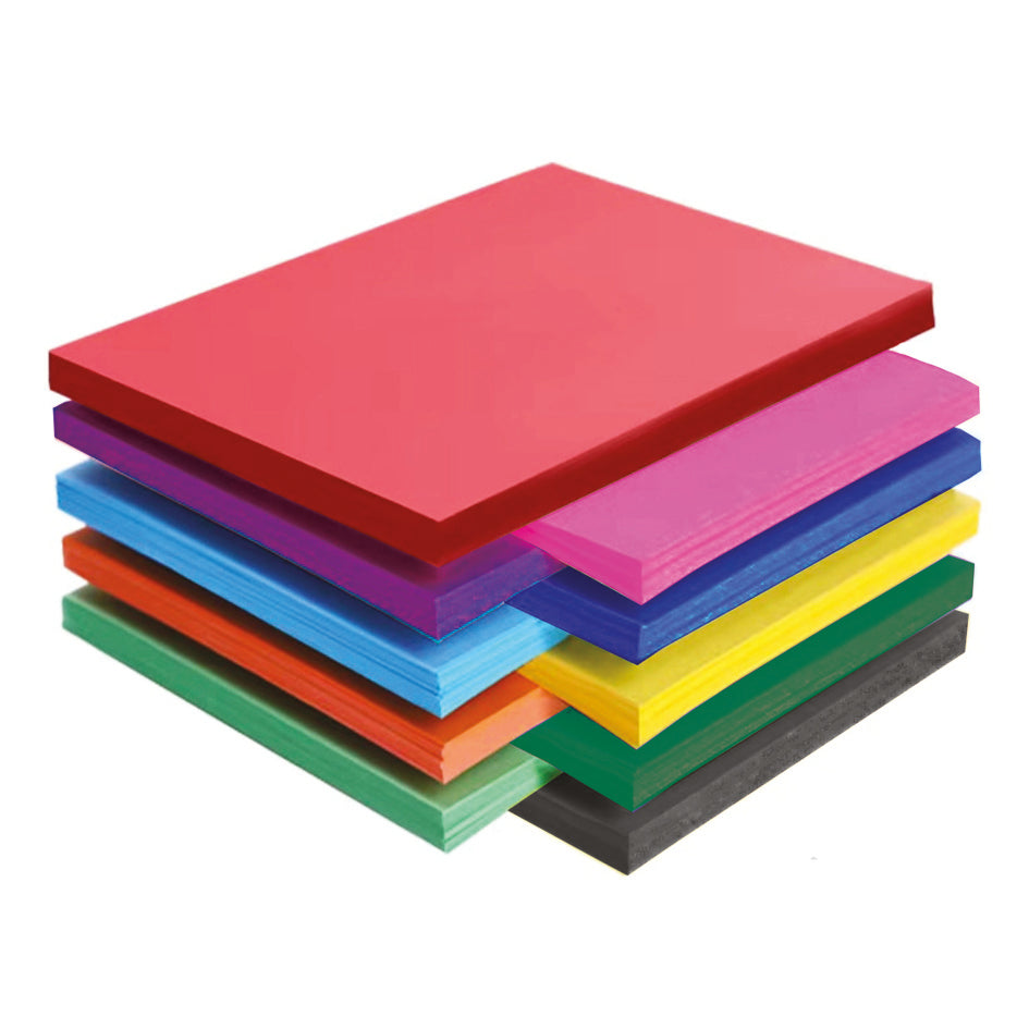 Kronekartong 280gr, 10 farger, 200 ark